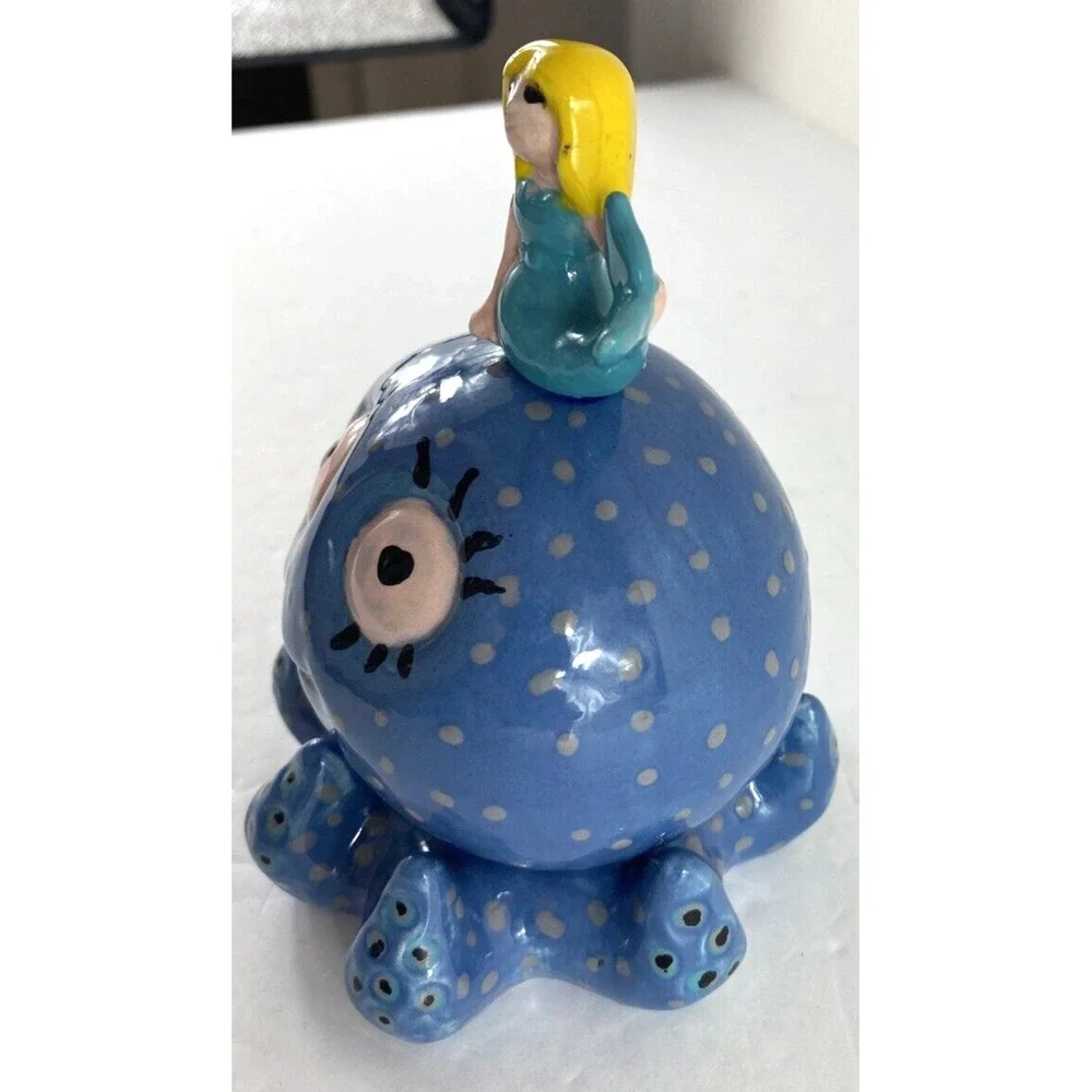 Vintage Mermaid on Octopus Figurine 5